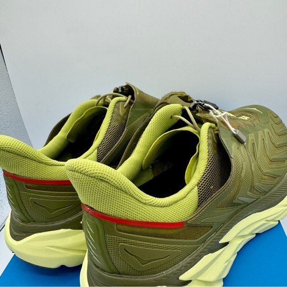NWT Hoka Project Clifton Avocado Dark Citron Unisex Shoes ADCT Olive Green